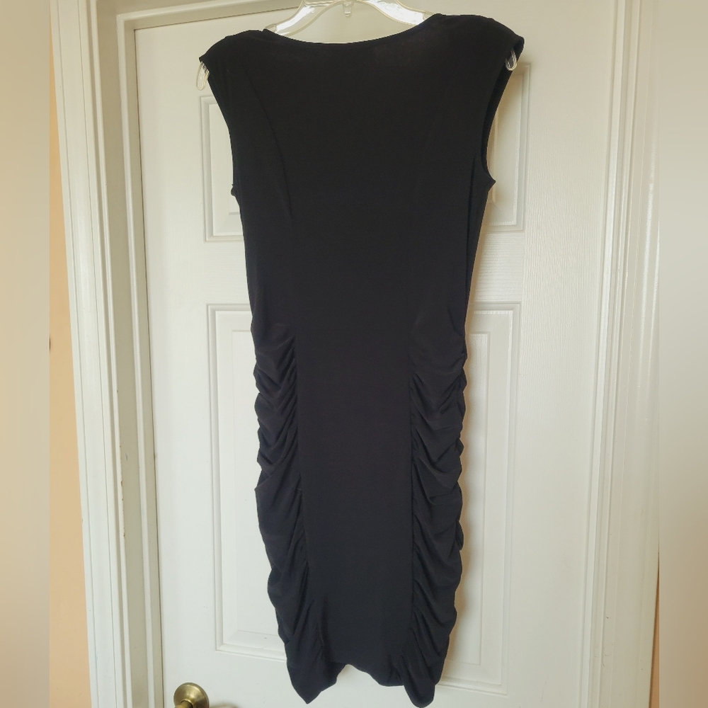Volume One Dresses Side Ruching LBD - Picture 4 of 10